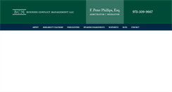 Desktop Screenshot of businessconflictmanagement.com